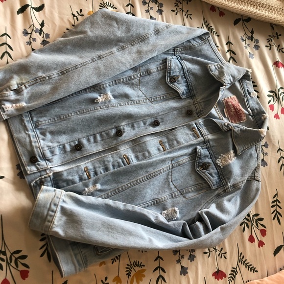 Jackets & Coats Vintage Oversized Jean Jacket Poshmark